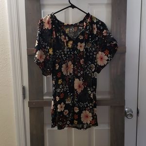 Loft Tie front blouse